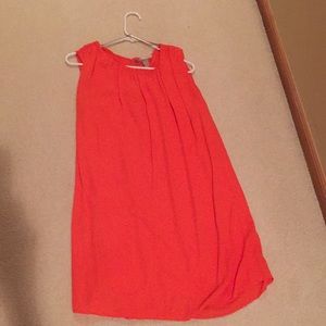 Dark orange tank chiffon dress from forever 21